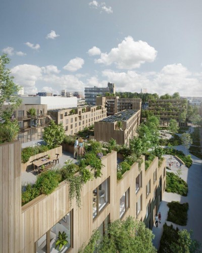 Leeuwenkuil door ROFFAA, XML Architecture, Flux landscape architecture en Arcadis.