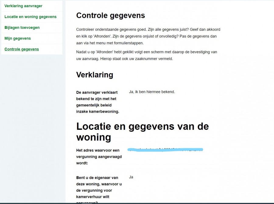 Vergunning kamerverhuur 8 1