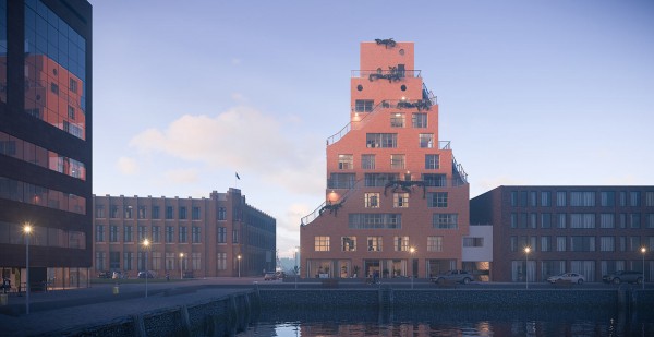 babel noordzijde full Laurens Boodt won met Babel de Open Oproep Gezinsappartementen