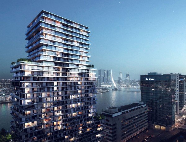 Het ontwerp van The Terraced Tower is van OZ Architect in opdracht van ontwikkelaar Provast en een consortium onder leiding van First Sponsor Group Limited uit Singapore. 